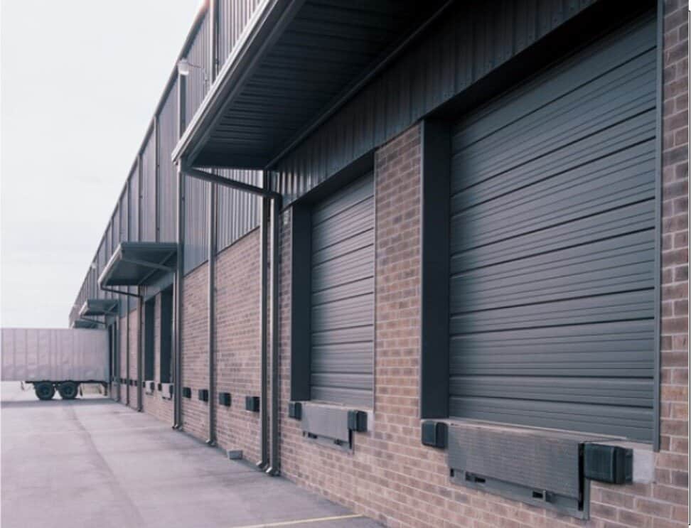 Ribbed Panel Steel Garage Doors, Spectrum Facility Solutions,